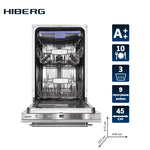 Built-in dishwasher HIBERG I49-1032 Dishwasher built-in kitchen mini feeding Washing Machine for dish washing Tableware washing